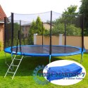 Niebieska osłona sprężyn do trampoliny 366 - 374cm 12ft MULTISTORE