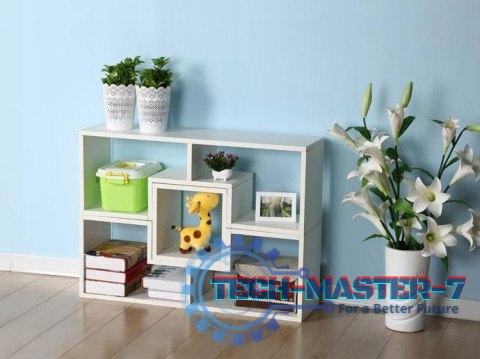 Regał szafka modułowa komoda półki biała ModernHome Regał szafka modułowa komoda półki biała ModernHome
