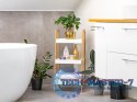 Regał szafka stoliczek nocny 3 półki bambusowy stelaż ModernHome