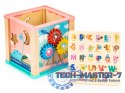 Drewniana kostka edukacyjna, sorter mula ECOTOYS ECOTOYS