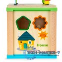 Drewniana kostka edukacyjna, tablica sorter mula ECOTOYS ECOTOYS