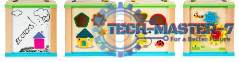 Drewniana kostka edukacyjna, tablica sorter mula ECOTOYS ECOTOYS Drewniana kostka edukacyjna, tablica sorter mula ECOTOYS ECOTOYS