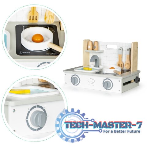 Drewniana kuchenka z akcesoriami mini kuchnia ECOTOYS ECOTOYS Drewniana kuchenka z akcesoriami mini kuchnia ECOTOYS ECOTOYS