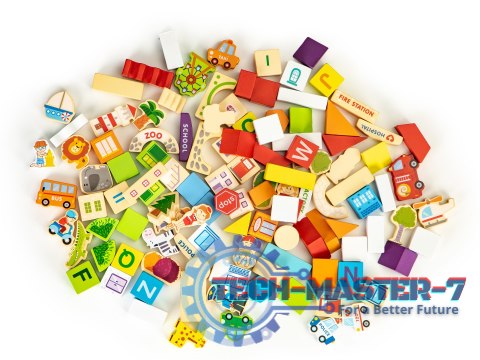 Drewniane klocki edukayjne miasto zoo 120 el. ECOTOYS ECOTOYS Drewniane klocki edukayjne miasto zoo 120 el. ECOTOYS ECOTOYS