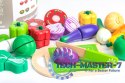 Drewniane warzywa do krojenia dla dzieci 20 sztuk ECOTOYS ECOTOYS