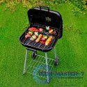 Grill węglowy ogrodowy z pokrywą na zawiasach + kółka ModernHome ModernHome