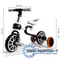 Rower rowerek biegowy 4w1 Pedały Kółka boczne czarny ECOTOYS ECOTOYS