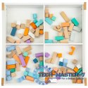 Stolik z dwoma krzesłami zestaw mebli dla dzieci ECOTOYS ECOTOYS