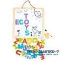 Tablica edukacyjna 3w1 magnetyczna kredowa literki ECOTOYS ECOTOYS