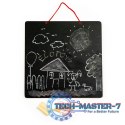 Tablica edukacyjna 3w1 magnetyczna kredowa literki ECOTOYS ECOTOYS