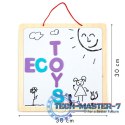 Tablica edukacyjna 3w1 magnetyczna kredowa literki ECOTOYS ECOTOYS