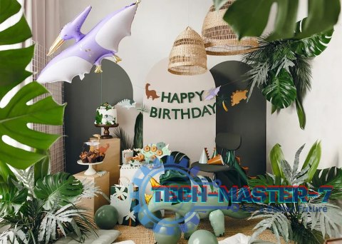 Baner Happy Birthday Dino 3m Baner Happy Birthday Dino 3m
