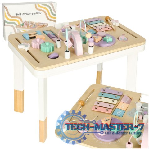 Stolik manipulacyjny LULILO montessori różowy Stolik manipulacyjny LULILO montessori różowy