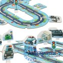 Tor samochodowy puzzle policja pojazdy miasto 47 elementów