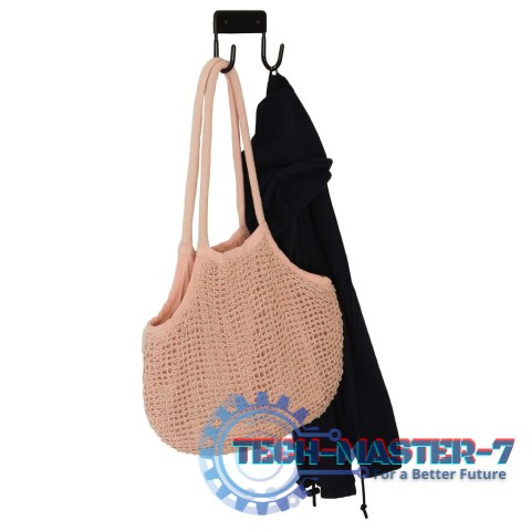Wieszak uchwyt na deskę do prasowania metalowy udźwig 15 kg czarny Wieszak uchwyt na deskę do prasowania metalowy udźwig 15 kg czarny