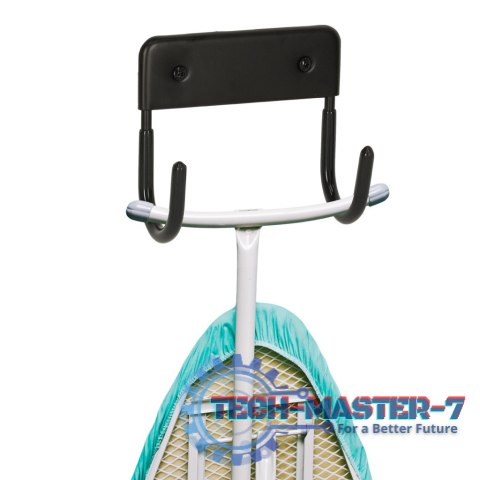 Wieszak uchwyt na deskę do prasowania metalowy udźwig 15 kg czarny Wieszak uchwyt na deskę do prasowania metalowy udźwig 15 kg czarny