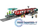 Klocki City 60423 Tramwaj miejski ze stacją