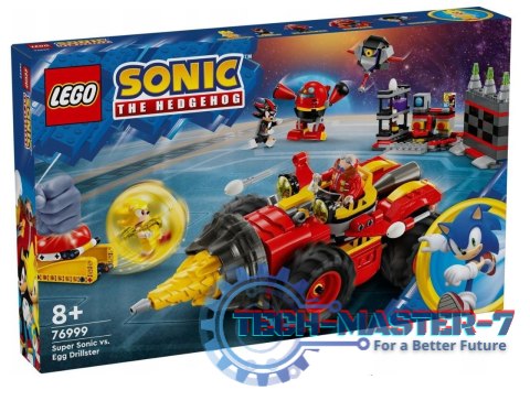 Klocki Sonic 76999 Super Sonic kontra Egg Drillster Klocki Sonic 76999 Super Sonic kontra Egg Drillster