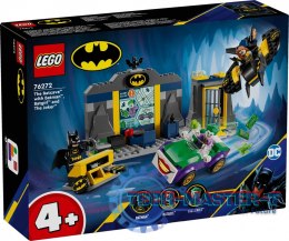 Klocki Super Heroes 76272 Jaskinia Batmana z Batmanem, Batgirl i Jokerem