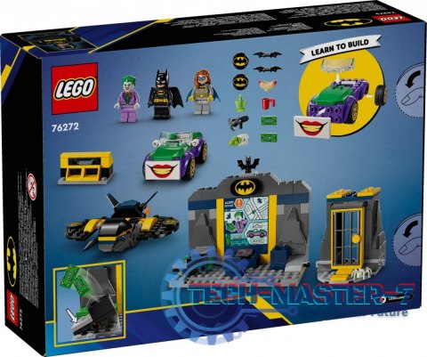Klocki Super Heroes 76272 Jaskinia Batmana z Batmanem, Batgirl i Jokerem Klocki Super Heroes 76272 Jaskinia Batmana z Batmanem, Batgirl i Jokerem