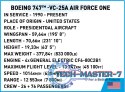 Klocki Boeing 747 Air Force One