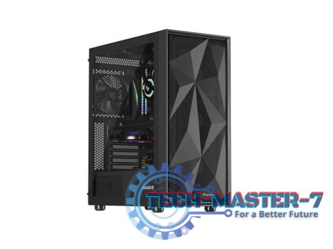 Obudowa Genesis Diaxid 605F MIDI TOWER USB-C Czarna Obudowa Genesis Diaxid 605F MIDI TOWER USB-C Czarna