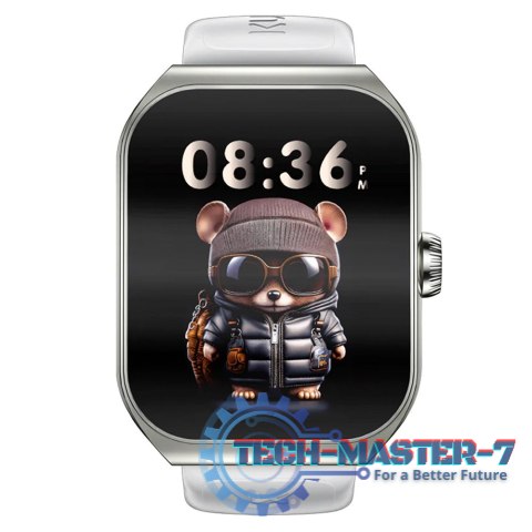 Smartwatch KU7 1.96 cala 250 mAh Srebrny Smartwatch KU7 1.96 cala 250 mAh Srebrny