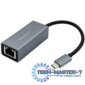 Adapter USB-C na RJ45 Ethernet | 1000Mbps | Aluminiowa obudowa