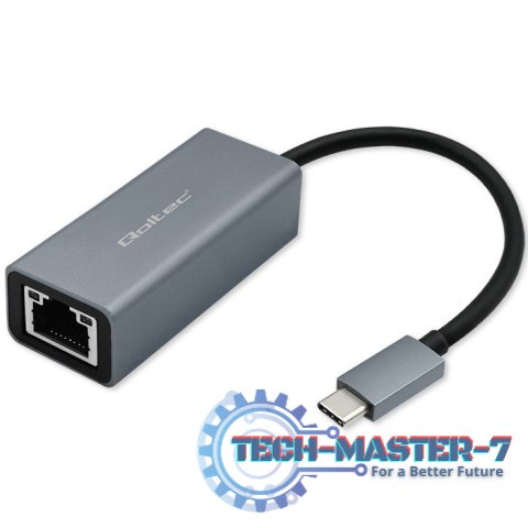 Adapter USB-C na RJ45 Ethernet | 1000Mbps | Aluminiowa obudowa Adapter USB-C na RJ45 Ethernet | 1000Mbps | Aluminiowa obudowa