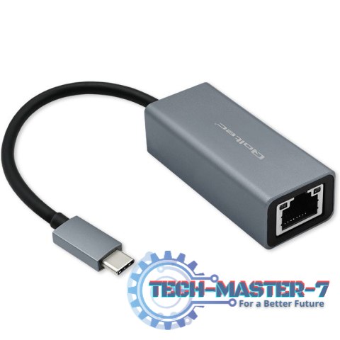 Adapter USB-C na RJ45 Ethernet | 1000Mbps | Aluminiowa obudowa Adapter USB-C na RJ45 Ethernet | 1000Mbps | Aluminiowa obudowa