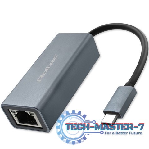 Adapter USB-C na RJ45 Ethernet | 1000Mbps | Aluminiowa obudowa Adapter USB-C na RJ45 Ethernet | 1000Mbps | Aluminiowa obudowa