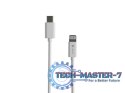 Kabel Lightning (M)->USB-C(M) 2m MFI Prati Biały