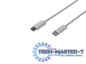 Kabel Lightning (M)->USB-C(M) 2m MFI Prati Biały