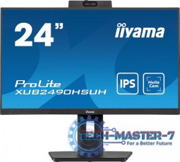 Monitor 24 cale XUB2490HSUH-B1 IPS,FHD,CAM,MIC,HDMI,DP,3xUSB(3.2), 100Hz,250cd,4ms,ADAPTIVE SYNC,FlickerFree,2x2W,WINDOWS HELLO