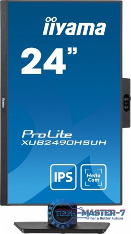 Monitor 24 cale XUB2490HSUH-B1 IPS,FHD,CAM,MIC,HDMI,DP,3xUSB(3.2), 100Hz,250cd,4ms,ADAPTIVE SYNC,FlickerFree,2x2W,WINDOWS HELLO