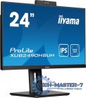 Monitor 24 cale XUB2490HSUH-B1 IPS,FHD,CAM,MIC,HDMI,DP,3xUSB(3.2), 100Hz,250cd,4ms,ADAPTIVE SYNC,FlickerFree,2x2W,WINDOWS HELLO