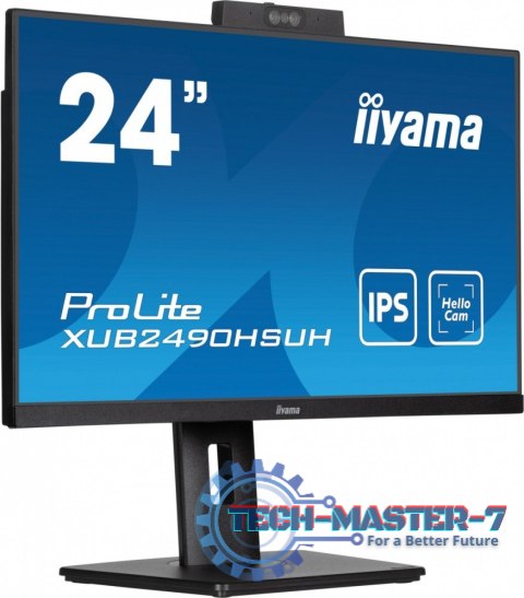 Monitor 24 cale XUB2490HSUH-B1 IPS,FHD,CAM,MIC,HDMI,DP,3xUSB(3.2), 100Hz,250cd,4ms,ADAPTIVE SYNC,FlickerFree,2x2W,WINDOWS HELLO Monitor 24 cale XUB2490HSUH-B1 IPS,FHD,CAM,MIC,HDMI,DP,3xUSB(3.2), 100Hz,250cd,4ms,ADAPTIVE SYNC,FlickerFree,2x2W,WINDOWS HELLO