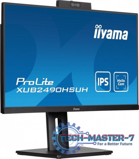 Monitor 24 cale XUB2490HSUH-B1 IPS,FHD,CAM,MIC,HDMI,DP,3xUSB(3.2), 100Hz,250cd,4ms,ADAPTIVE SYNC,FlickerFree,2x2W,WINDOWS HELLO Monitor 24 cale XUB2490HSUH-B1 IPS,FHD,CAM,MIC,HDMI,DP,3xUSB(3.2), 100Hz,250cd,4ms,ADAPTIVE SYNC,FlickerFree,2x2W,WINDOWS HELLO