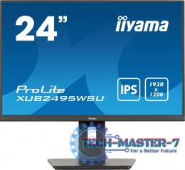 Monitor 24 cale XUB2495WSU-B7 IPS,16:10,300cd,4ms,HDMI,DP,3xUSB(3.2), 1xUSB-c,2x2W,FlickerFree,HAS(150mm)