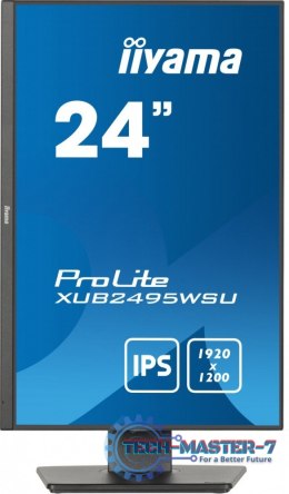 Monitor 24 cale XUB2495WSU-B7 IPS,16:10,300cd,4ms,HDMI,DP,3xUSB(3.2), 1xUSB-c,2x2W,FlickerFree,HAS(150mm)