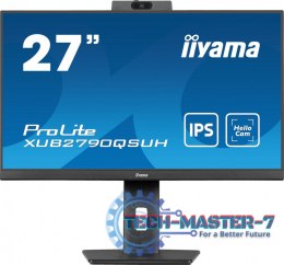 Monitor 27 cali XUB2790QSUH-B1 IPS,QHD,CAM,MIC,HDMI,DP,3xUSB(3.2), 100Hz,ADAPTIVE SYNC,FlickerFree,2x2W,WINDOWS HELLO
