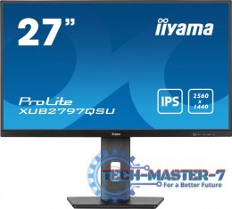 Monitor 27 cali XUB2797QSU-B1 IPS,HDMI,DP,100Hz,QHD,HAS(150mm),1ms, 2xUSB(3.2),2x2W,ADAPTIVE SYNC,FlickerFree /5y/