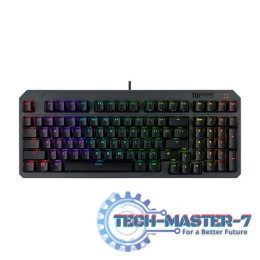 Klawiatura TUF Gaming K3 Gen II RGB/USB/IP57 AuraSync Czarna