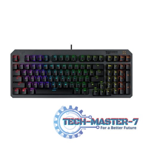 Klawiatura TUF Gaming K3 Gen II RGB/USB/IP57 AuraSync Czarna