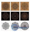 Kolorowanka Mandala metaliczna