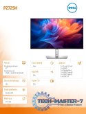 Monitor 27 cali P2725H IPS LED Full HD(1920x1080)/16:9/HDMI/DP/USB-C/VGA/USB/5Y