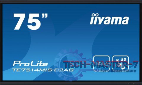 Monitor interaktywny 75 cali TE7514MIS-B2, INFRARED,50pkt,VA,4K,7H,WiFi,MIC,USB ANDROID 13, Google EDLA Monitor interaktywny 75 cali TE7514MIS-B2, INFRARED,50pkt,VA,4K,7H,WiFi,MIC,USB ANDROID 13, Google EDLA