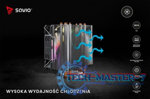 Chłodzenie procesora CPU Vortex X2 ARGB Chłodzenie procesora CPU Vortex X2 ARGB