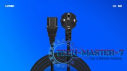 Kabel zasilający CEE 7/7 (E/F) - IEC C13, 5m, CL-181