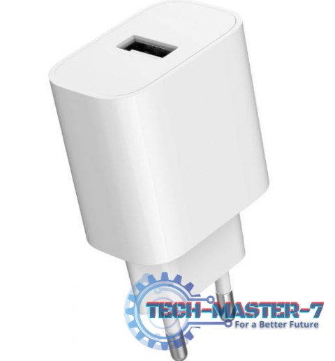 Ładowarka USB-A 2.4A biała Ładowarka USB-A 2.4A biała